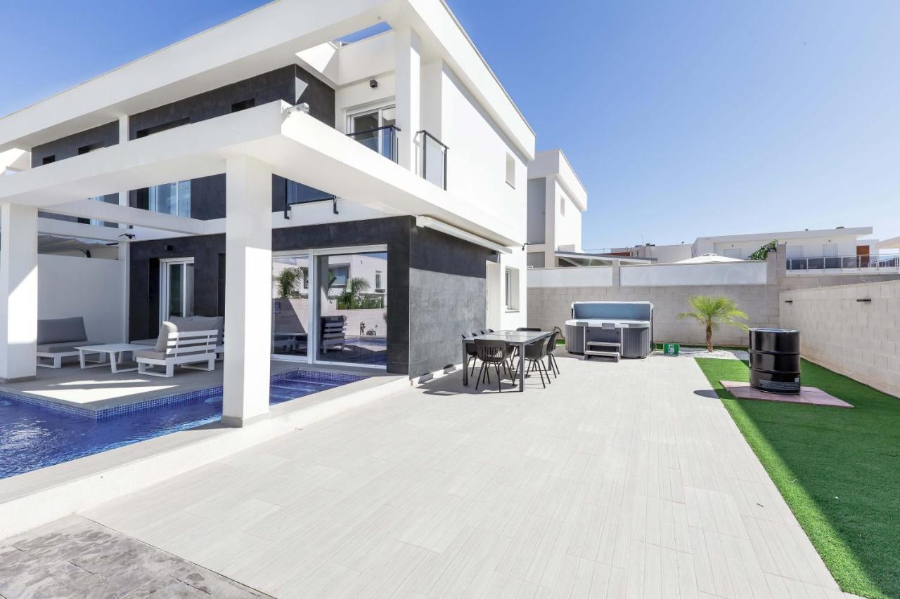 Casa Bos Dolpfin Wellness Luxury Entire Villa Pool & Jacuzzi Gran Alacant Near Beach Puerto Marino Eksteriør bilde